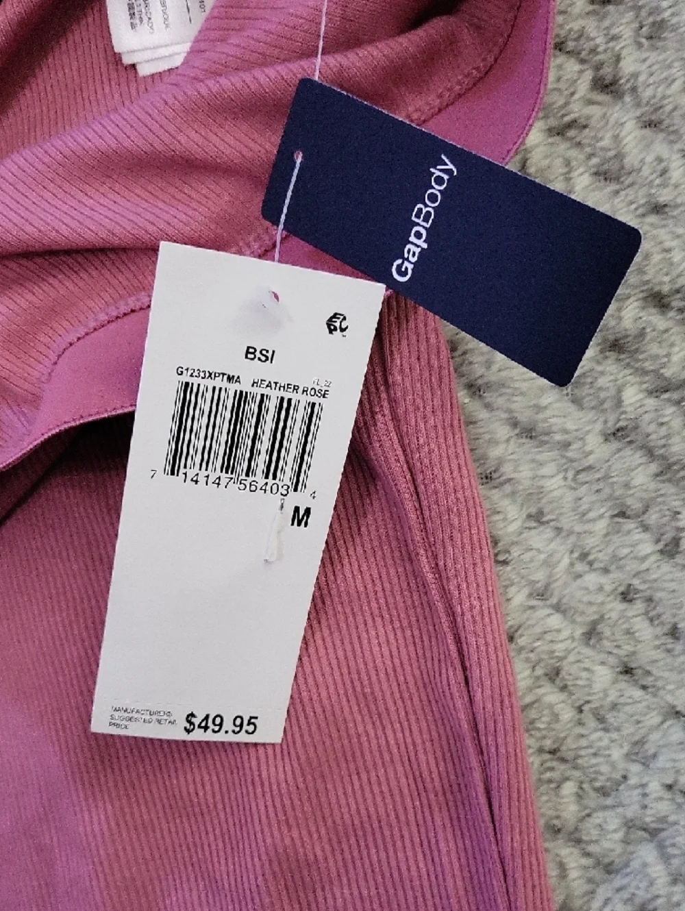 Nwt GAP Pink Ribbed‎ Lounge Sleep Pants Medium